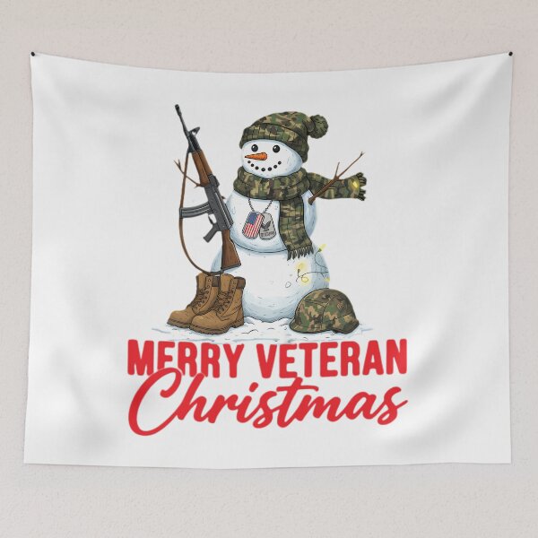 Item preview, Veteran Snowman Camo Boots Christmas Retired Soldier designed and sold by BernoNickel.