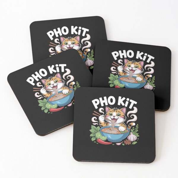 Item preview, Funny Pho kit Cat Pun Vietnamese Noodle Bowl joke designed and sold by snowry.