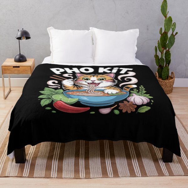 Item preview, Funny Pho kit Cat Pun Vietnamese Noodle Bowl joke designed and sold by snowry.