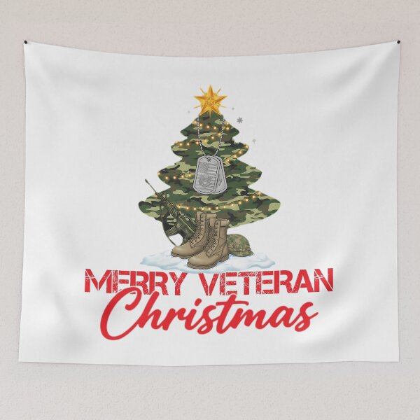 Item preview, Veteran Christmas Tree Camo Boots Gift Retired Soldier designed and sold by BernoNickel.