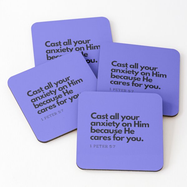 Item preview, Bible Quotes: Cast all your anxiety on Him, Inspirational Quotes, Daily Quotes  designed and sold by Animals, Nature & Landscapes.