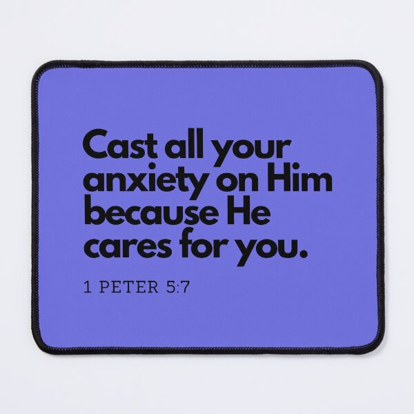 Item preview, Bible Quotes: Cast all your anxiety on Him, Inspirational Quotes, Daily Quotes  designed and sold by Animals, Nature & Landscapes.