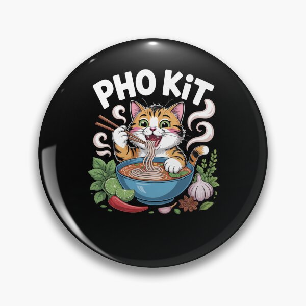 Item preview, Funny Pho kit Cat Pun Vietnamese Noodle Bowl joke designed and sold by snowry.