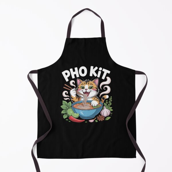 Item preview, Funny Pho kit Cat Pun Vietnamese Noodle Bowl joke designed and sold by snowry.