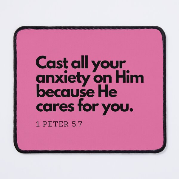 Item preview, Bible Quotes: Cast all your anxiety on Him, Inspirational Quotes, Daily Quotes  designed and sold by Animals, Nature & Landscapes.