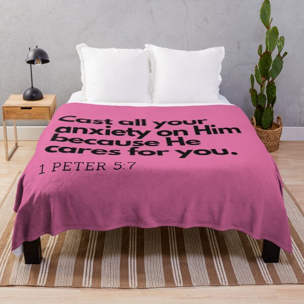 Item preview, Bible Quotes: Cast all your anxiety on Him, Inspirational Quotes, Daily Quotes designed and sold by Animals, Nature & Landscapes.