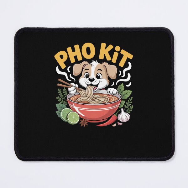 Item preview, Funny Pho kit Dog Pun Vietnamese Noodle Bowl joke designed and sold by snowry.