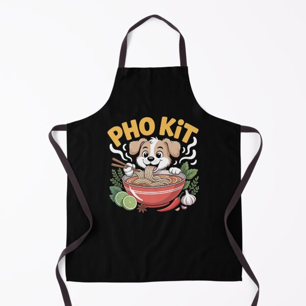 Item preview, Funny Pho kit Dog Pun Vietnamese Noodle Bowl joke designed and sold by snowry.