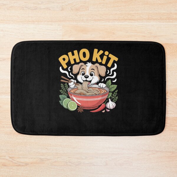 Item preview, Funny Pho kit Dog Pun Vietnamese Noodle Bowl joke designed and sold by snowry.