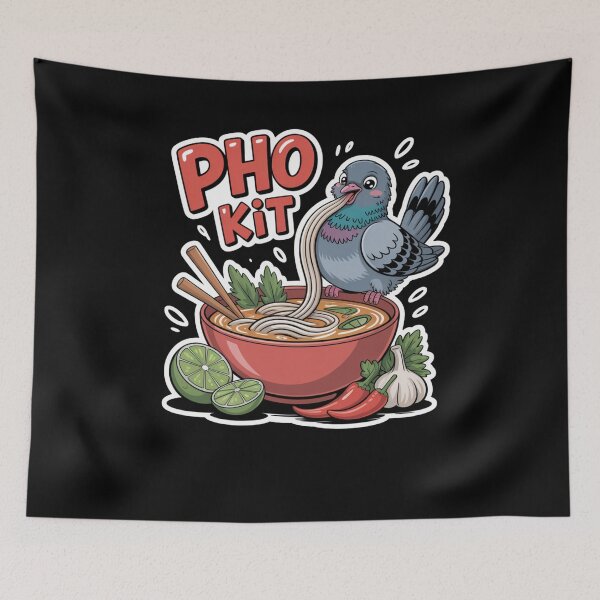 Item preview, Funny Pho kit Pigeon Pun Vietnamese Noodle Bowl joke designed and sold by snowry.