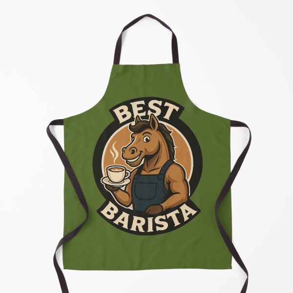 Item preview, Best Barista – Horse Design for Strong and Steady Coffee Lovers designed and sold by Coffee Lifestyle.