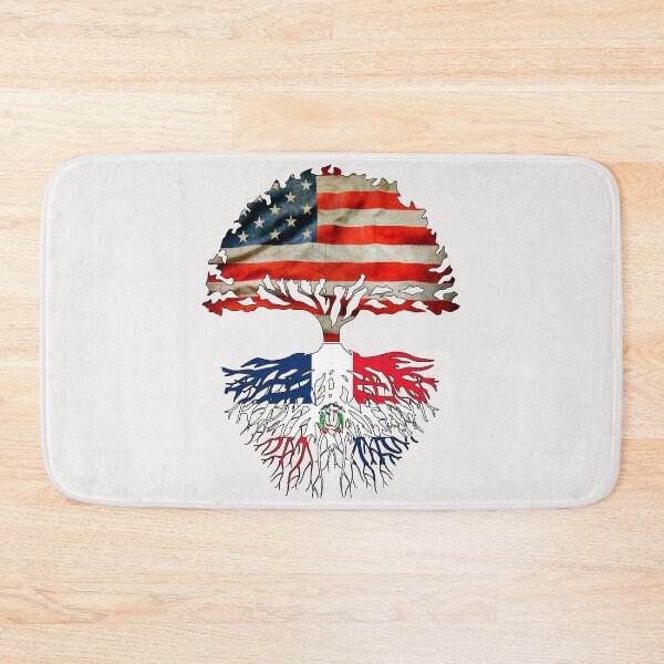 Item preview, American grown Dominican roots USA flag hispanic heritage designed and sold by erozzz.
