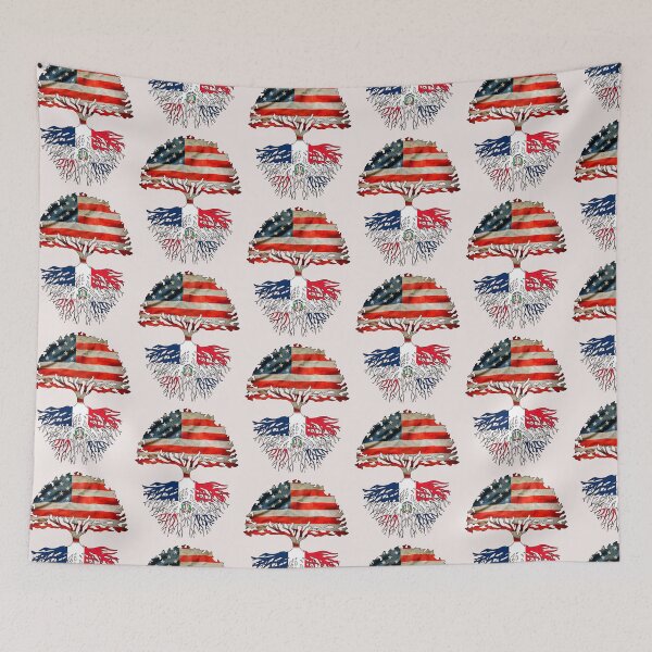 Item preview, American grown Dominican roots USA flag hispanic heritage designed and sold by erozzz.