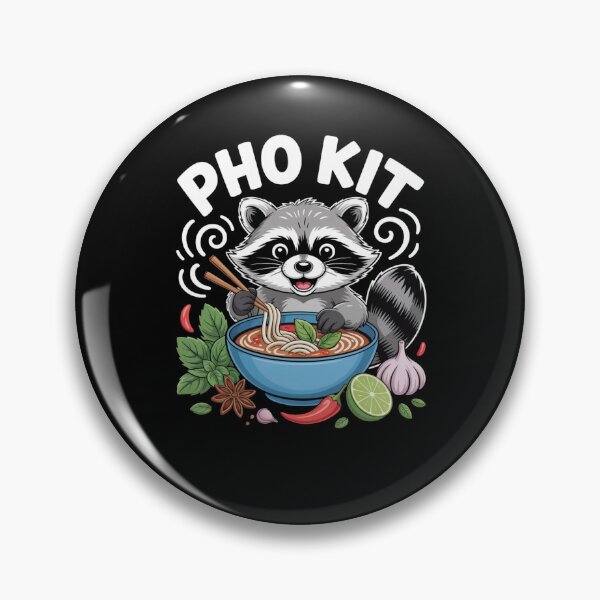 Item preview, Funny Pho kit Raccoon Pun Vietnamese Noodle Bowl joke designed and sold by snowry.