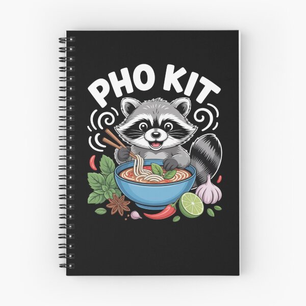 Item preview, Funny Pho kit Raccoon Pun Vietnamese Noodle Bowl joke designed and sold by snowry.