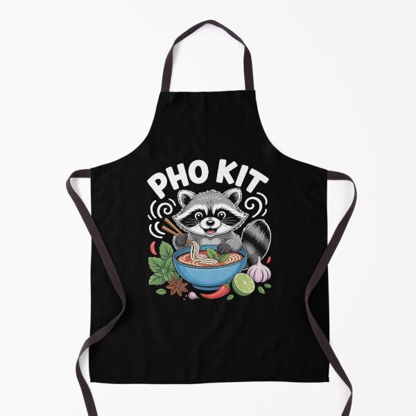 Item preview, Funny Pho kit Raccoon Pun Vietnamese Noodle Bowl joke designed and sold by snowry.