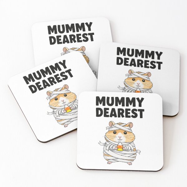 Item preview, Mummy Dearest Hamster with Candy Corn designed and sold by RGShirtWorks.