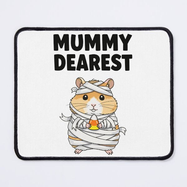 Item preview, Mummy Dearest Hamster with Candy Corn designed and sold by RGShirtWorks.