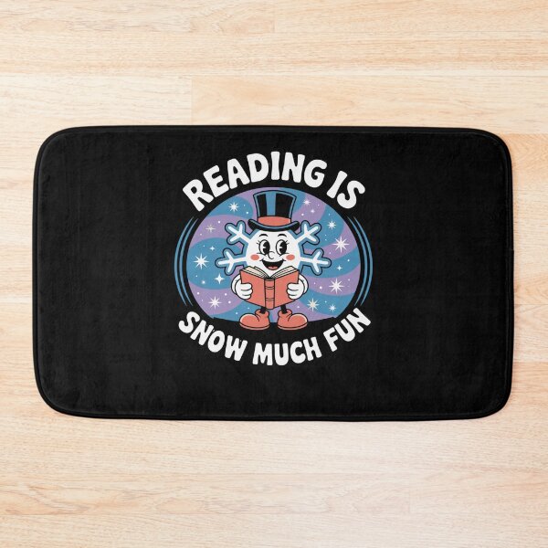 Item preview, Reading Is Snow Much Fun Snowflake Book Lovers Winter Theme designed and sold by snowry.