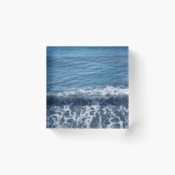 Item preview, Deep Blue Ocean Wave and Seafoam Texture - Water Movement Abstract designed and sold by MDB_Shop.