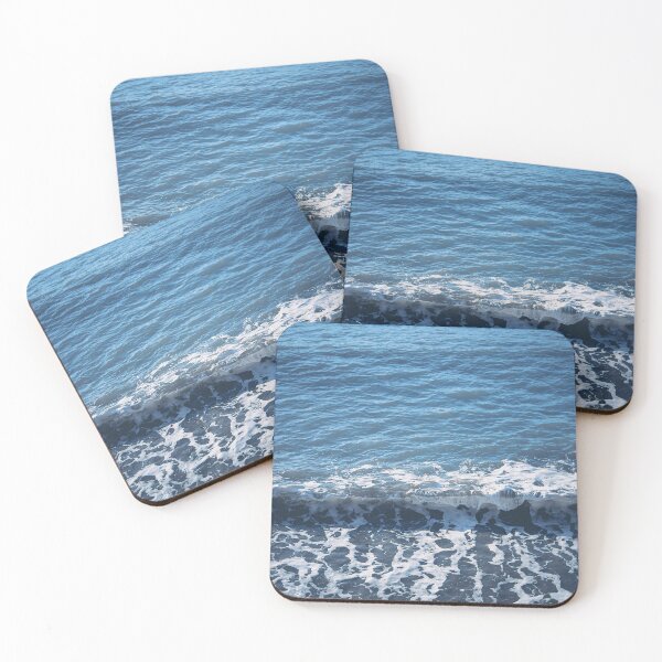 Item preview, Deep Blue Ocean Wave and Seafoam Texture - Water Movement Abstract designed and sold by MDB_Shop.