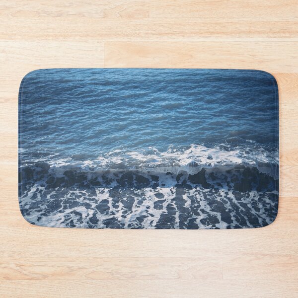 Item preview, Deep Blue Ocean Wave and Seafoam Texture - Water Movement Abstract designed and sold by MDB_Shop.