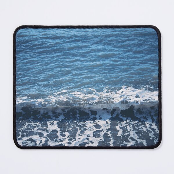 Item preview, Deep Blue Ocean Wave and Seafoam Texture - Water Movement Abstract designed and sold by MDB_Shop.