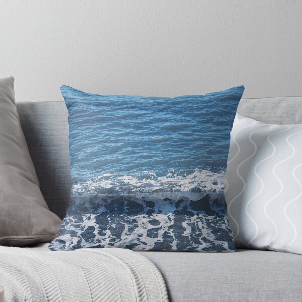 Item preview, Deep Blue Ocean Wave and Seafoam Texture - Water Movement Abstract designed and sold by MDB_Shop.