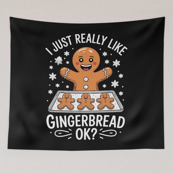 Item preview, Gingerbread Lovers Cookie Christmas designed and sold by tearbytea.