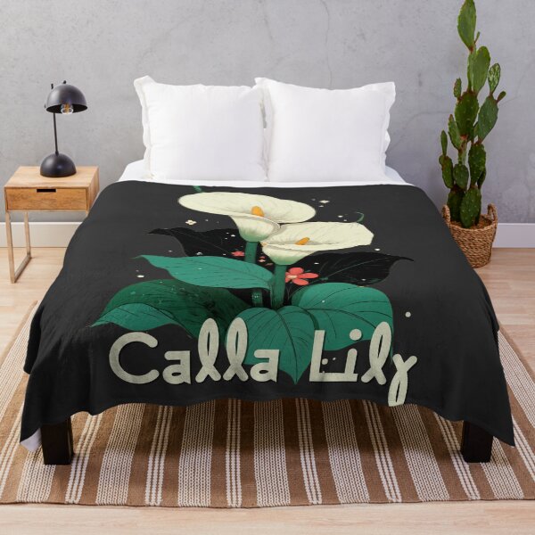 Item preview, Mystic Calla Lilies in Moonlit Garden designed and sold by ForeverPrintsOK.