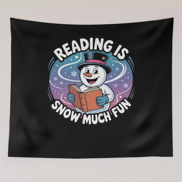Item preview, Reading Is Snow Much Fun Snowman Winter Reading Lovers designed and sold by snowry.