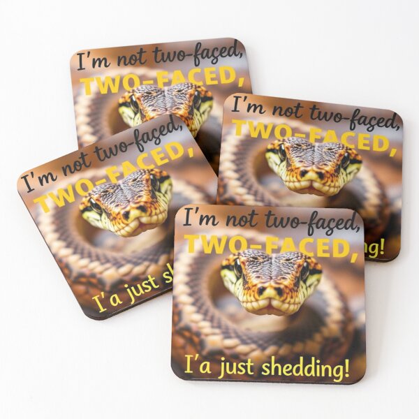 Item preview, I’m not two-faced, I’m just shedding designed and sold by SSMC DREAM DESIGN.