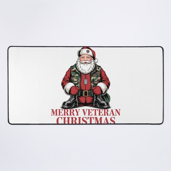 Item preview, Veteran Santa Camo Boots Christmas Retired Soldier Santa Claus designed and sold by BernoNickel.