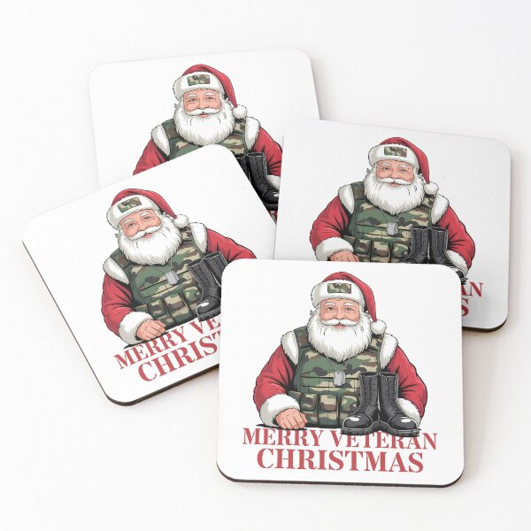 Item preview, Veteran Santa Camo Boots Christmas Retired Soldier Military Family designed and sold by BernoNickel.