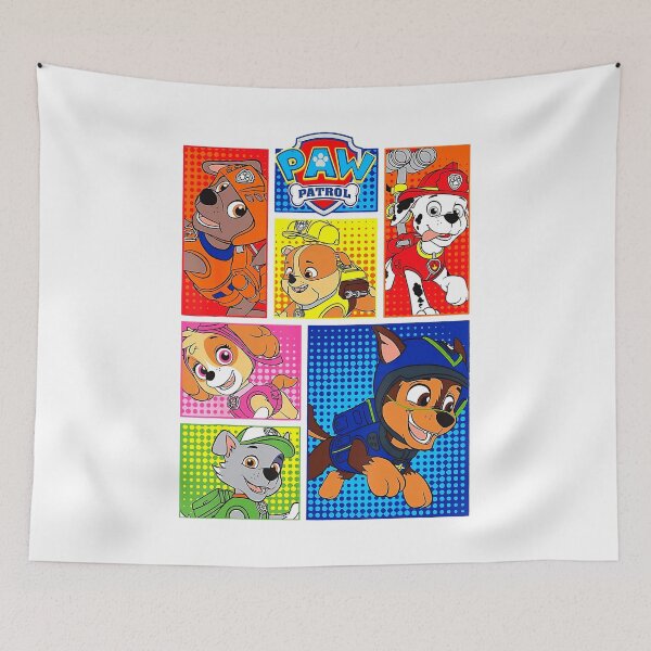 Item preview, Retro Colorful Cute Dogs Police Team Cartoon Design designed and sold by NOELMAURICIO.