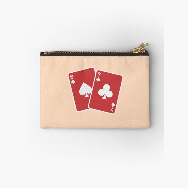 Item preview, Minimalist 6 7 Playing Cards - Red and White designed and sold by The Real Life Symphony.