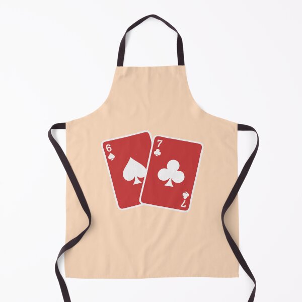 Item preview, Minimalist 6 7 Playing Cards - Red and White designed and sold by The Real Life Symphony.
