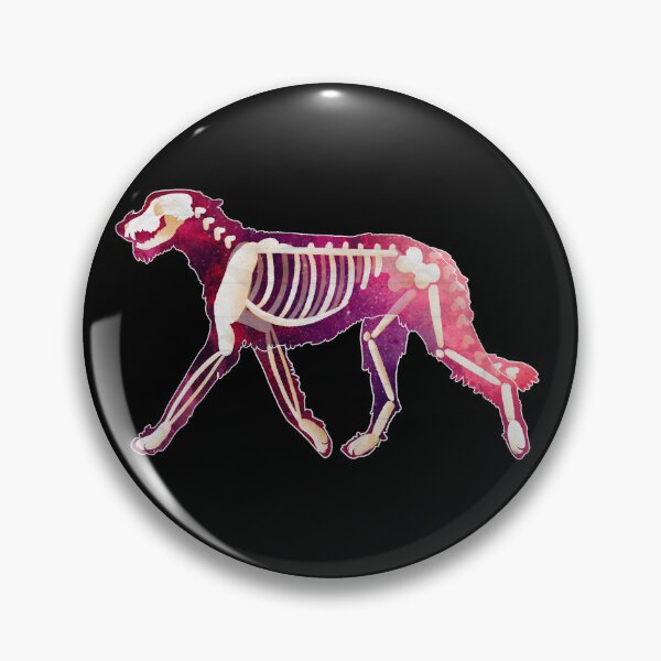 Item preview, Galaxy Irish Wolfhound Skeleton designed and sold by Sparklepupfaeri.
