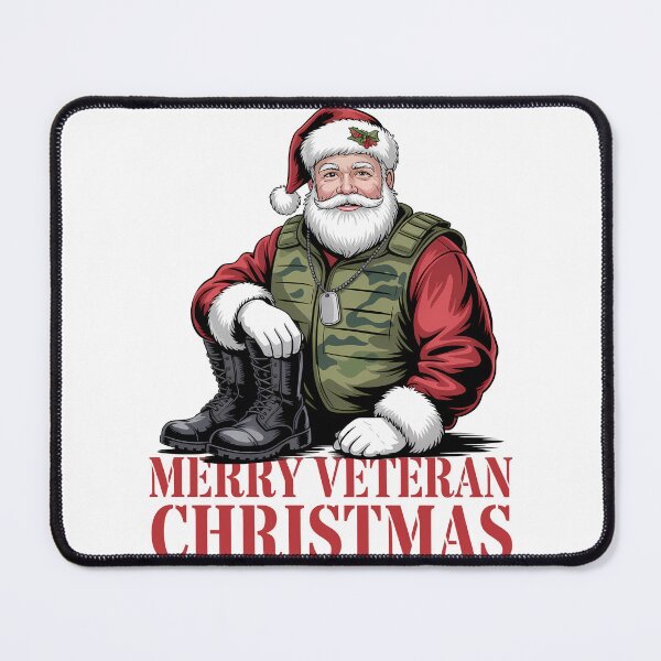 Item preview, Veteran Santa Camo Boots Christmas Thank You For Your Service designed and sold by BernoNickel.
