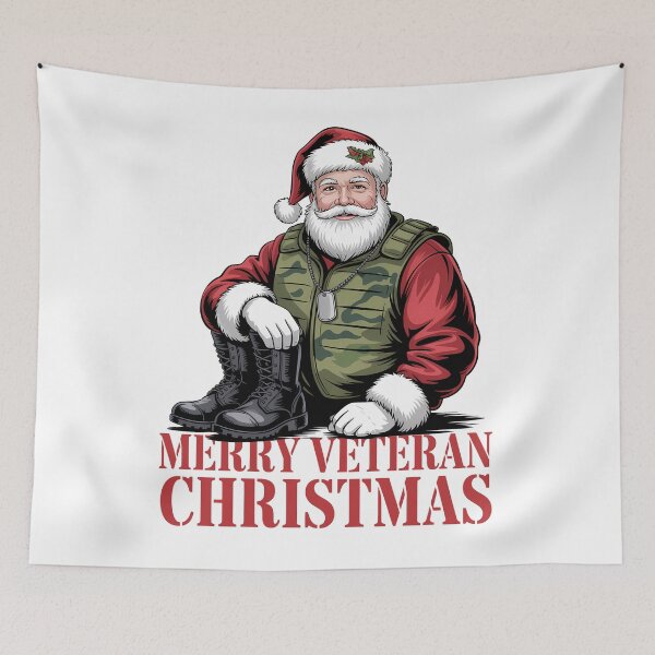 Item preview, Veteran Santa Camo Boots Christmas Thank You For Your Service designed and sold by BernoNickel.
