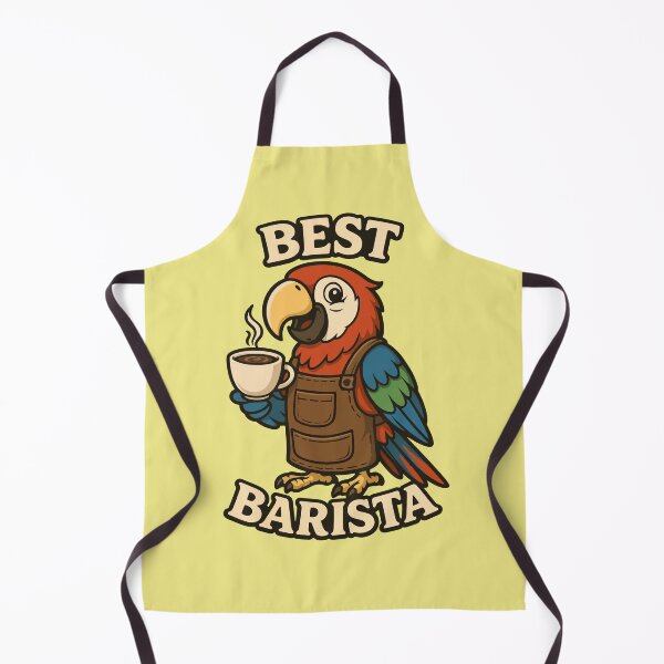 Item preview, Best Barista – Parrot Design for Cheerful and Social Coffee Lovers designed and sold by Coffee Lifestyle.