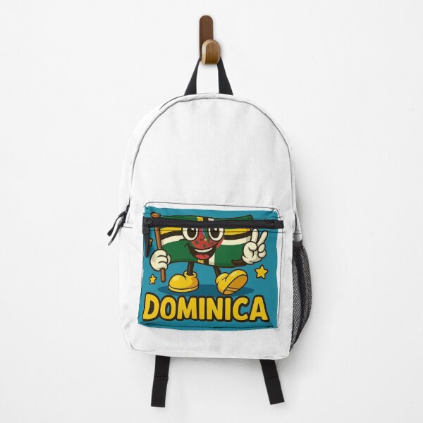 Item preview, Dominica Kids Cartoon Flag – Fun Caribbean Island Design designed and sold by ZooMER1.