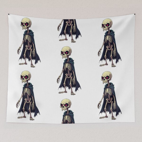 Item preview, menacing cartoon skeleton designed and sold by HorizonStores.