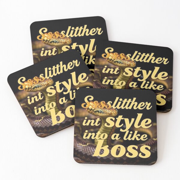 Item preview, Ssssslither into style like a boss designed and sold by SSMC DREAM DESIGN.