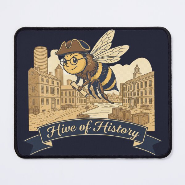Item preview, Hive of History Colonial Bee Patriotism designed and sold by PostersMode.
