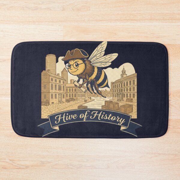Item preview, Hive of History Colonial Bee Patriotism designed and sold by PostersMode.