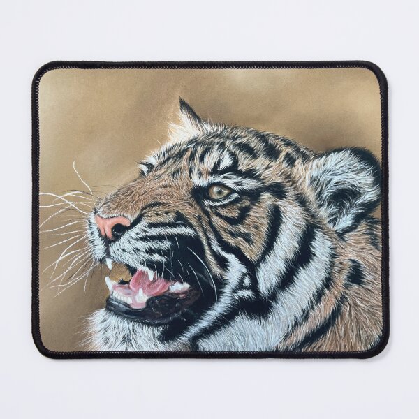 Item preview, Tiger roaring designed and sold by MariaTran-Art.