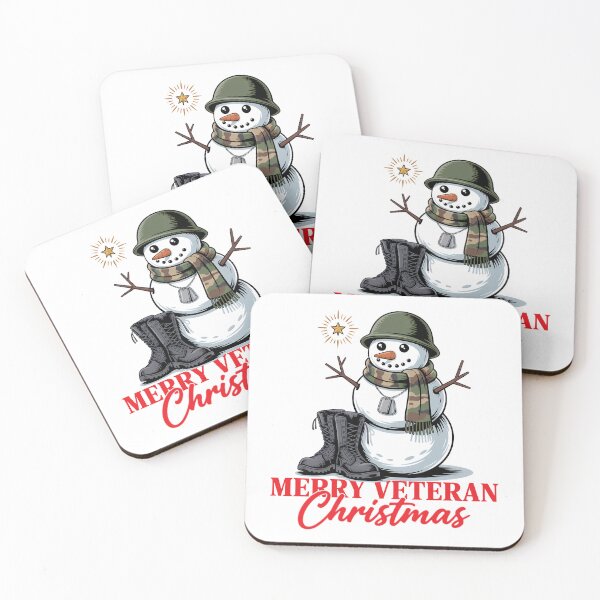 Item preview, Merry Veteran Snowman Camo Boots Christmas Santa designed and sold by BernoNickel.