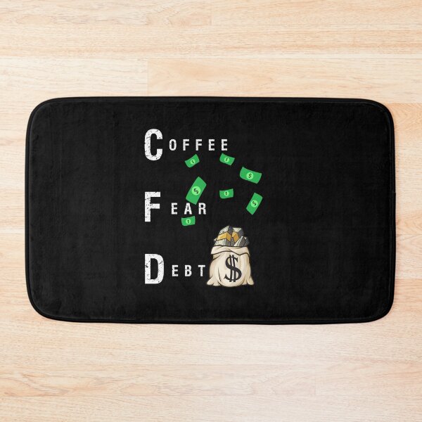 Item preview, CFD Coffee Fear Debt Funny Finance for Bankers, Traders & Brokers designed and sold by Logiprint.