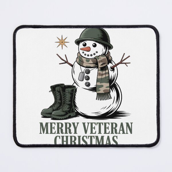 Item preview, Veteran Snowman Camo Boots Christmas Thank You For Your Service designed and sold by BernoNickel.